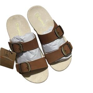 Spenco Vista Women’s Sandals,‎ Color: Saddle, Size 7.5B, NIB